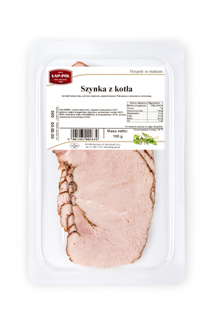 Szynka z kotła plasterkowana 100g