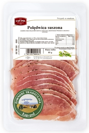 Poledwica suszona plasterkowana 85g