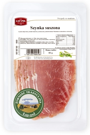 Szynka suszona plasterkowana 85g