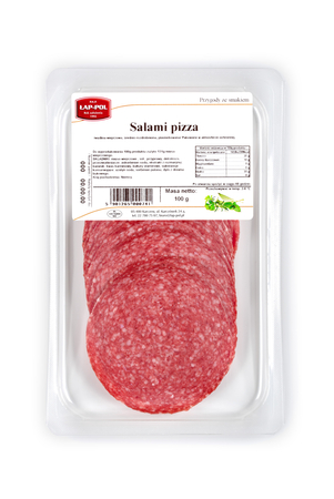 Salami pizza - plasterkowane 100g