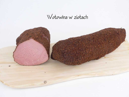Wołowina w ziołach - pastrami