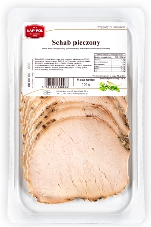 Schab pieczony - plasterkowany 100g