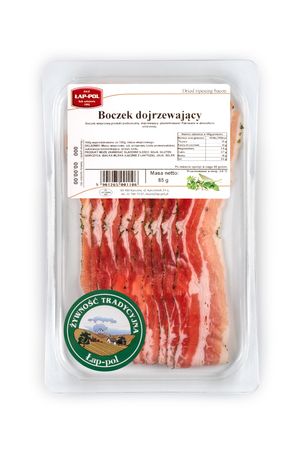 Boczek polski dojrzewający - plasterkowany 85g