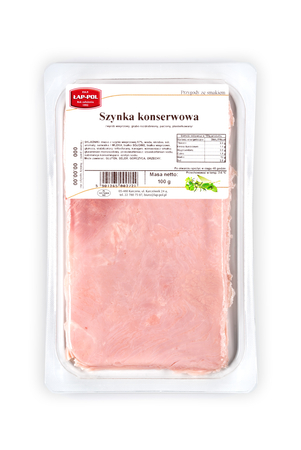 Szynka konserwowa plasterkowana 100g